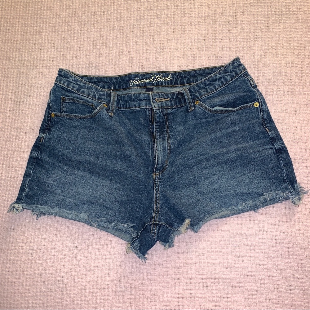 Denim shorts